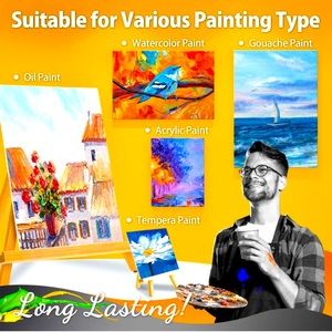🎨Painting Canvas Panels 8x10 inch 15 Pack, Flat Painting Canvas Panels 😍